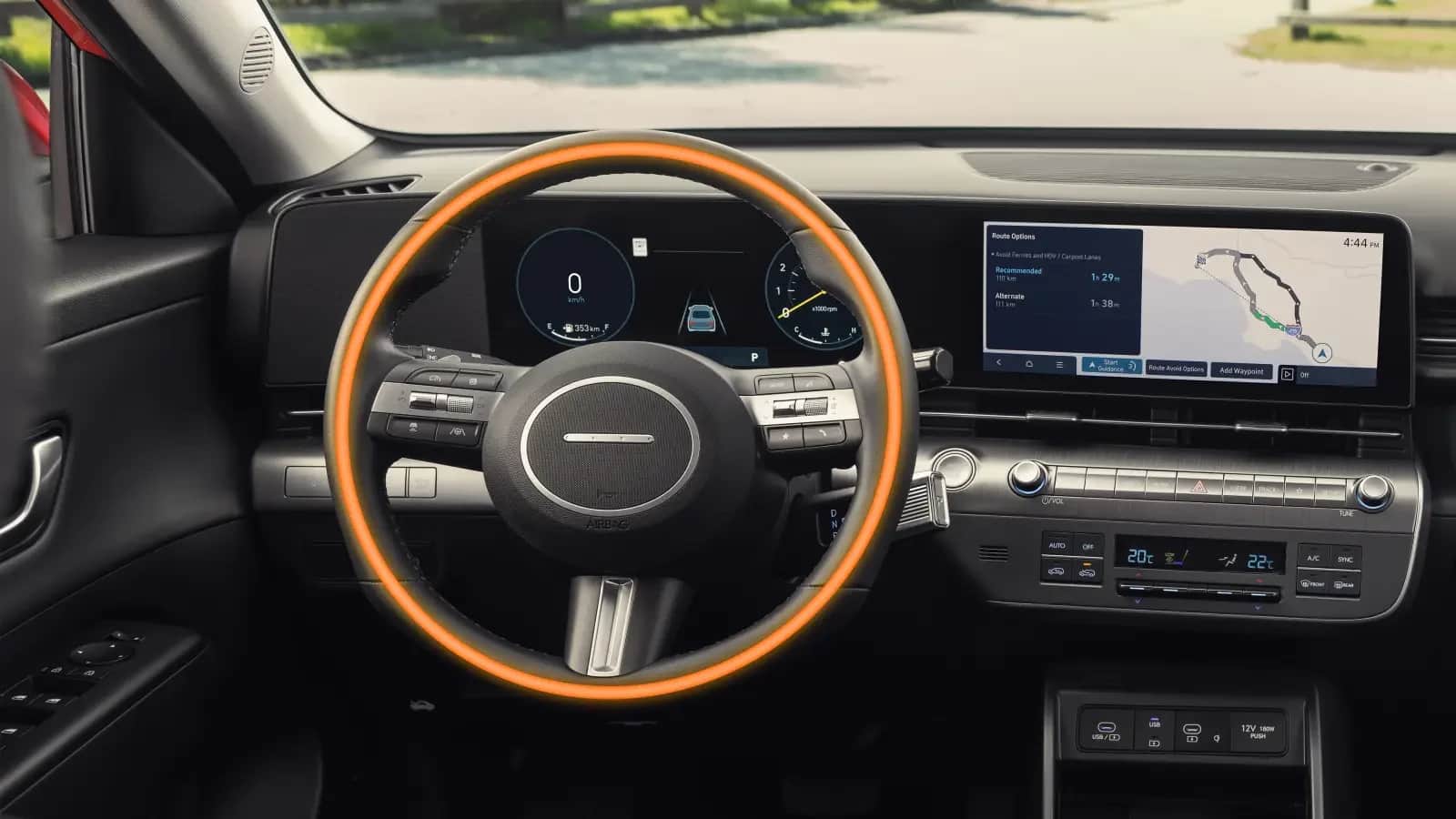 Intérieur Hyundai KONA 2026 — écran et commandes faciles