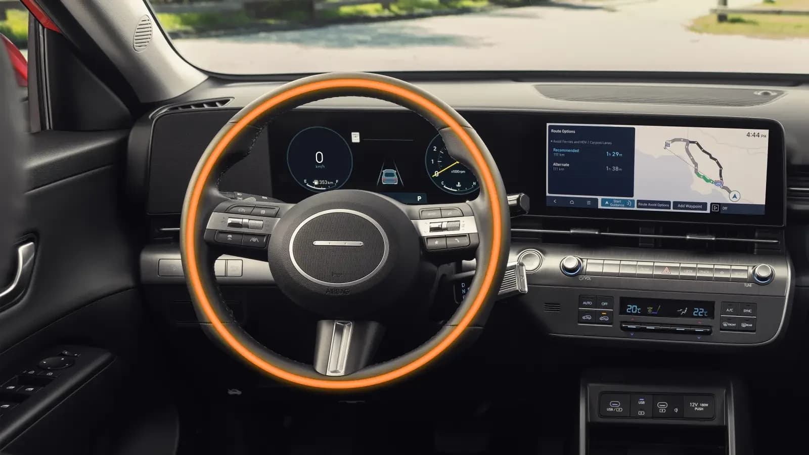 Intérieur Hyundai KONA 2026 — écran et commandes faciles
