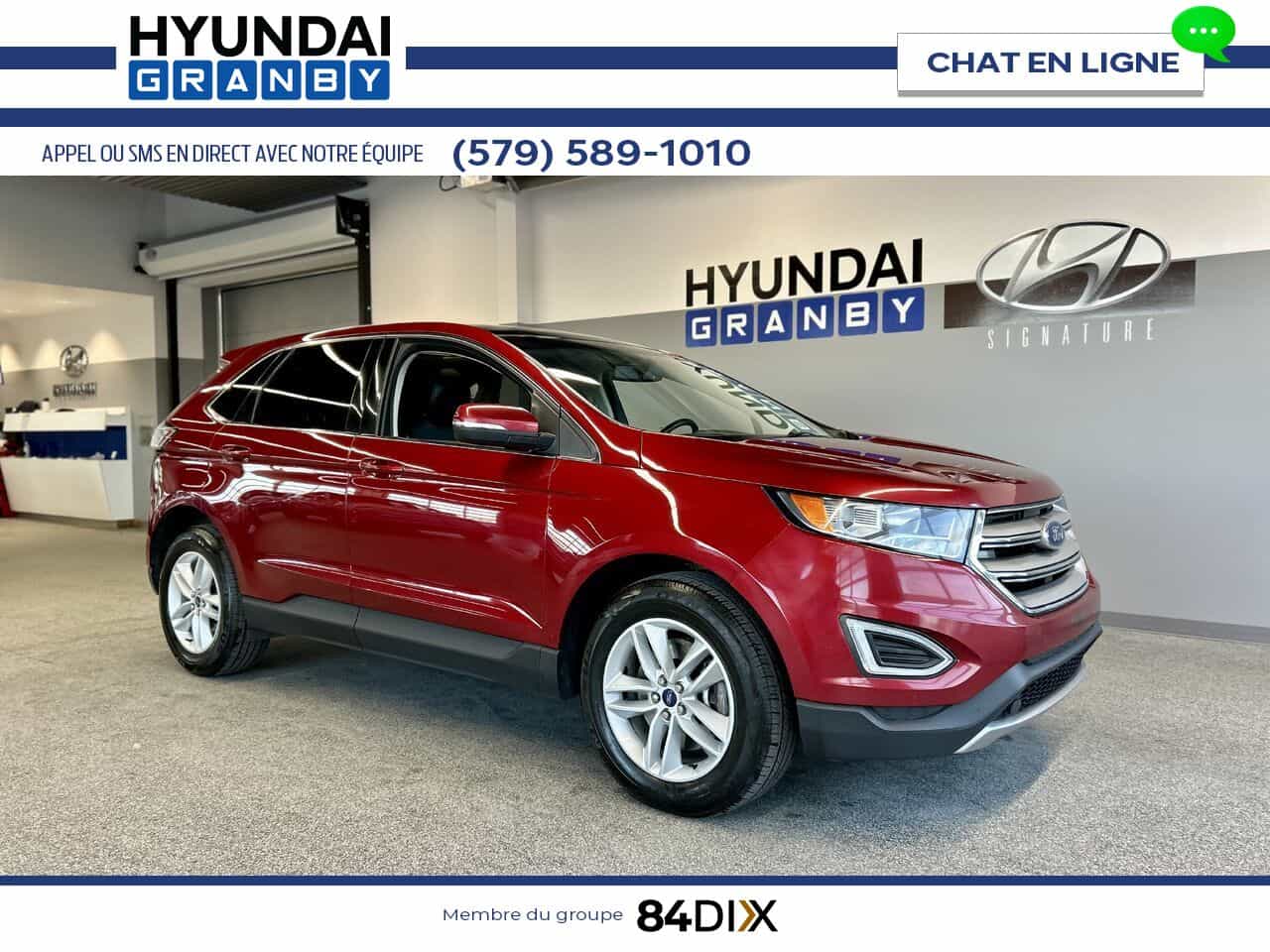 2018 Ford Edge Sel Awd - Cuir + Toit Pano - Image 1