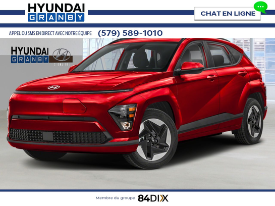 2026 HYUNDAI Kona Electric 2026 Ultimate Red
