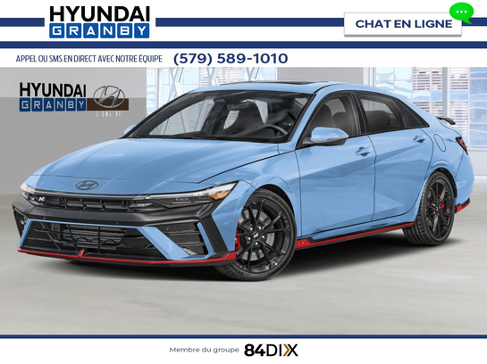 HYUNDAI Elantra N 2025 2025 Bleu éblouissant